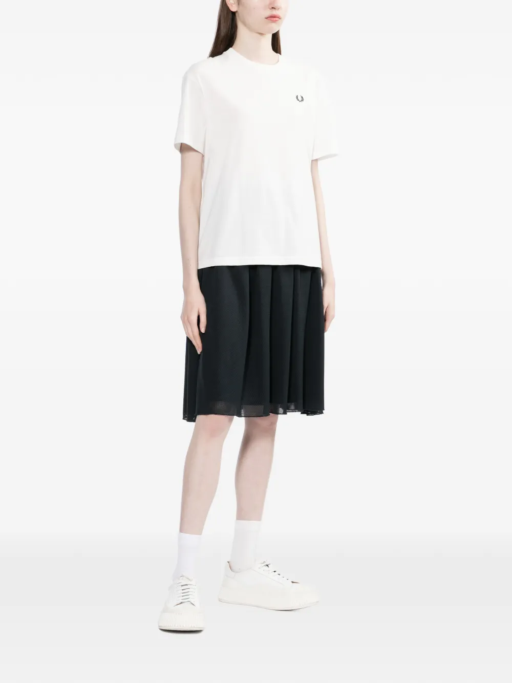  Fred Perry Crew Neck T-shirt - White 
