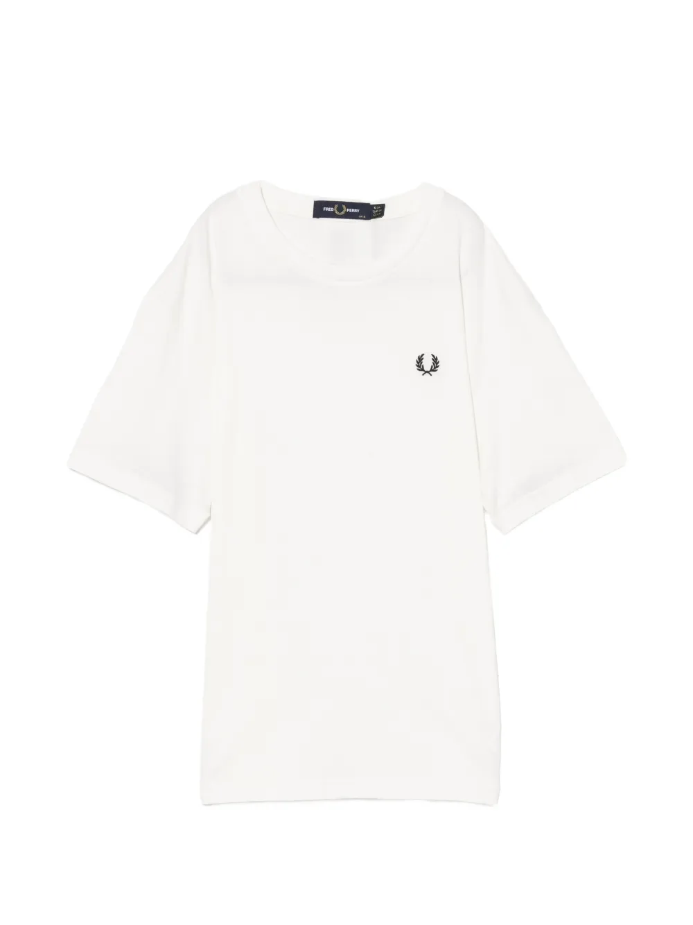 Fred Perry T-Shirt mit rundem Ausschnitt - Weiß