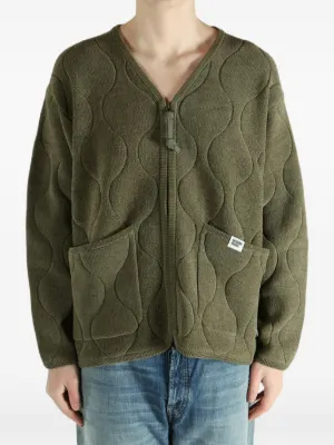 Neighborhood zip-up Cardigan | Green | FARFETCH JO