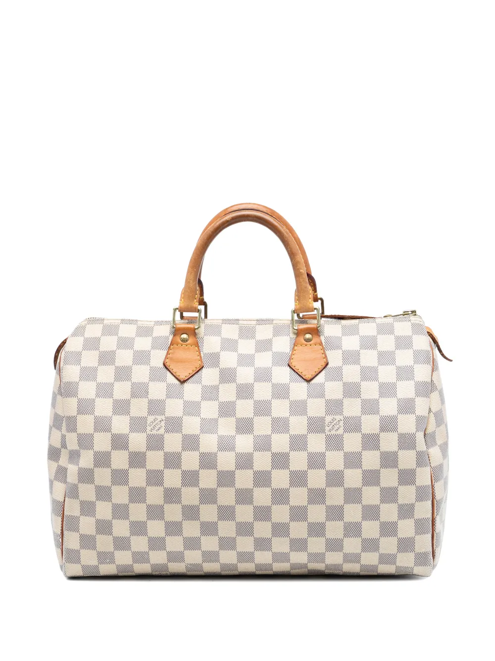 Louis Vuitton Pre-Owned 2011 Damier Azur Speedy 35 boston bag - Bianco