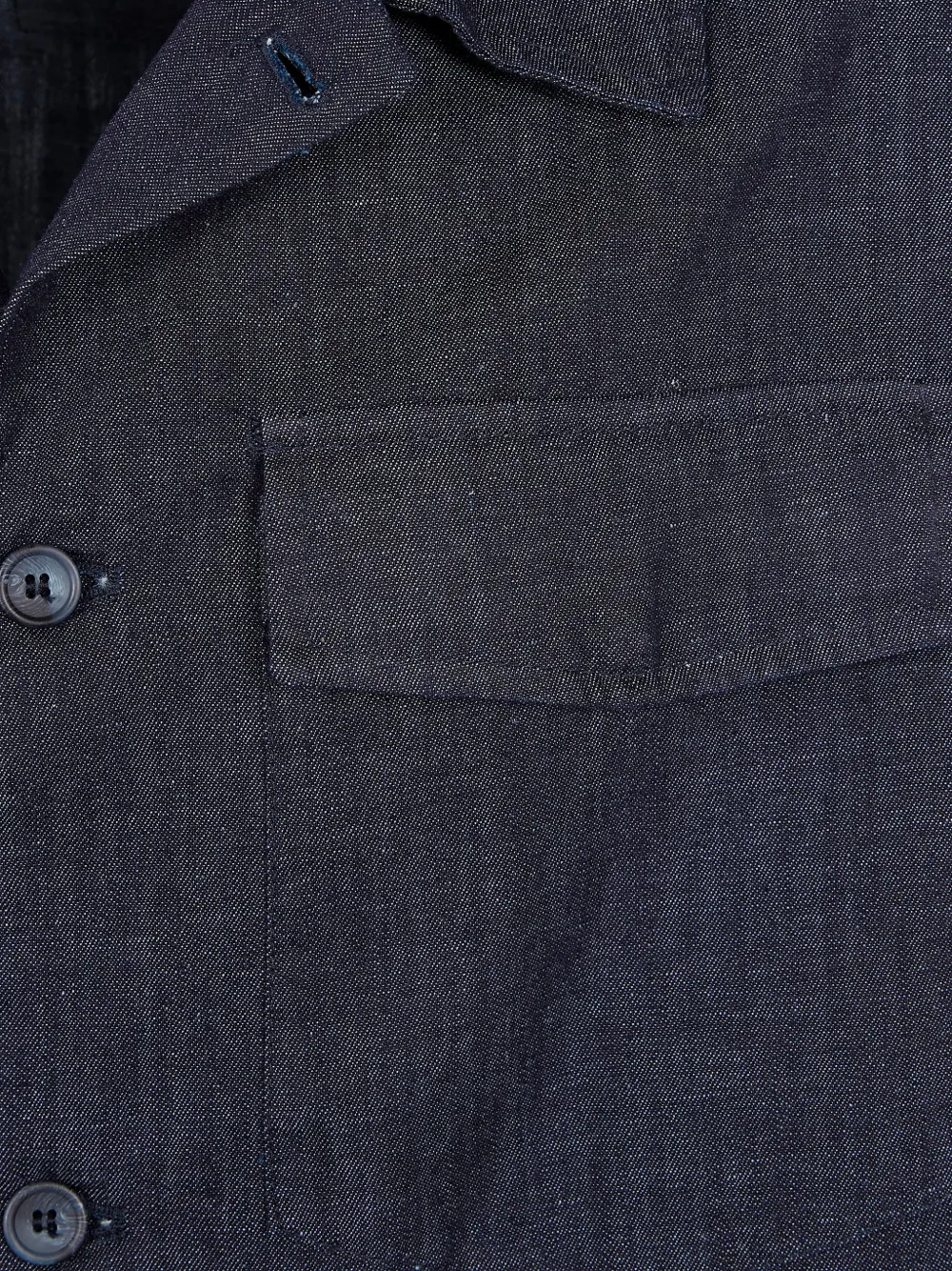  White Sand Buttoned Pocket Shirt - Blue 