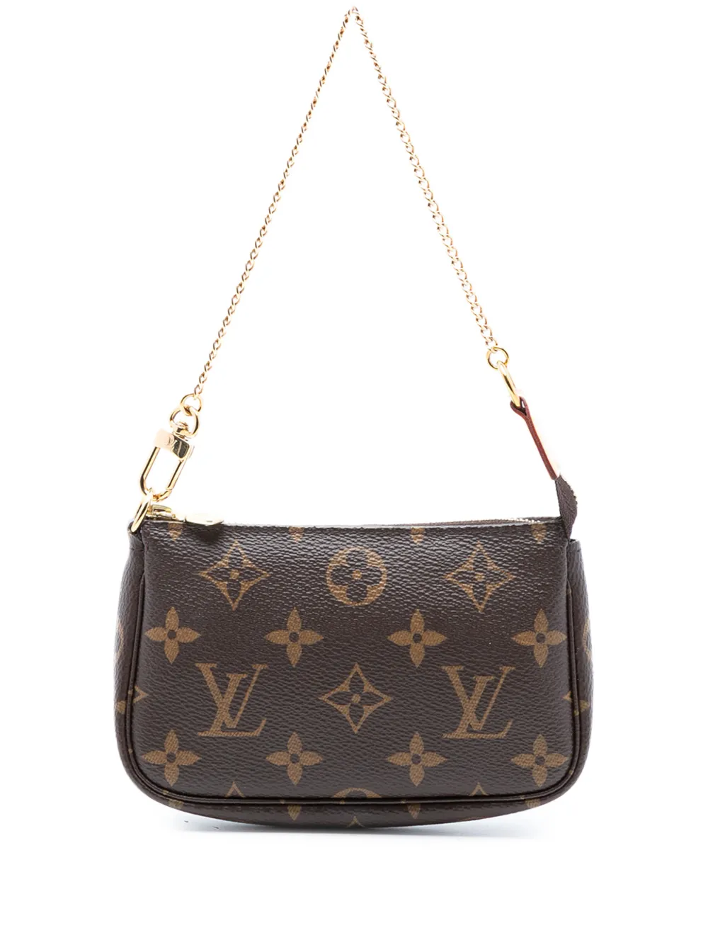 Louis Vuitton Pre-Owned Borsa a mano mini Pochette Accessoires con monogramma 2020 - Marrone