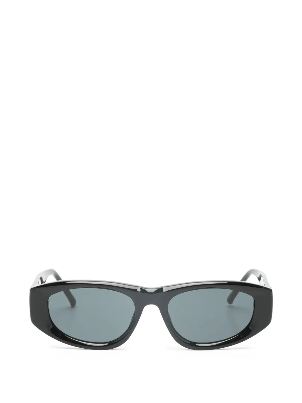 The Attico x Linda Farrow Maya oval-frame sunglasses - Nero