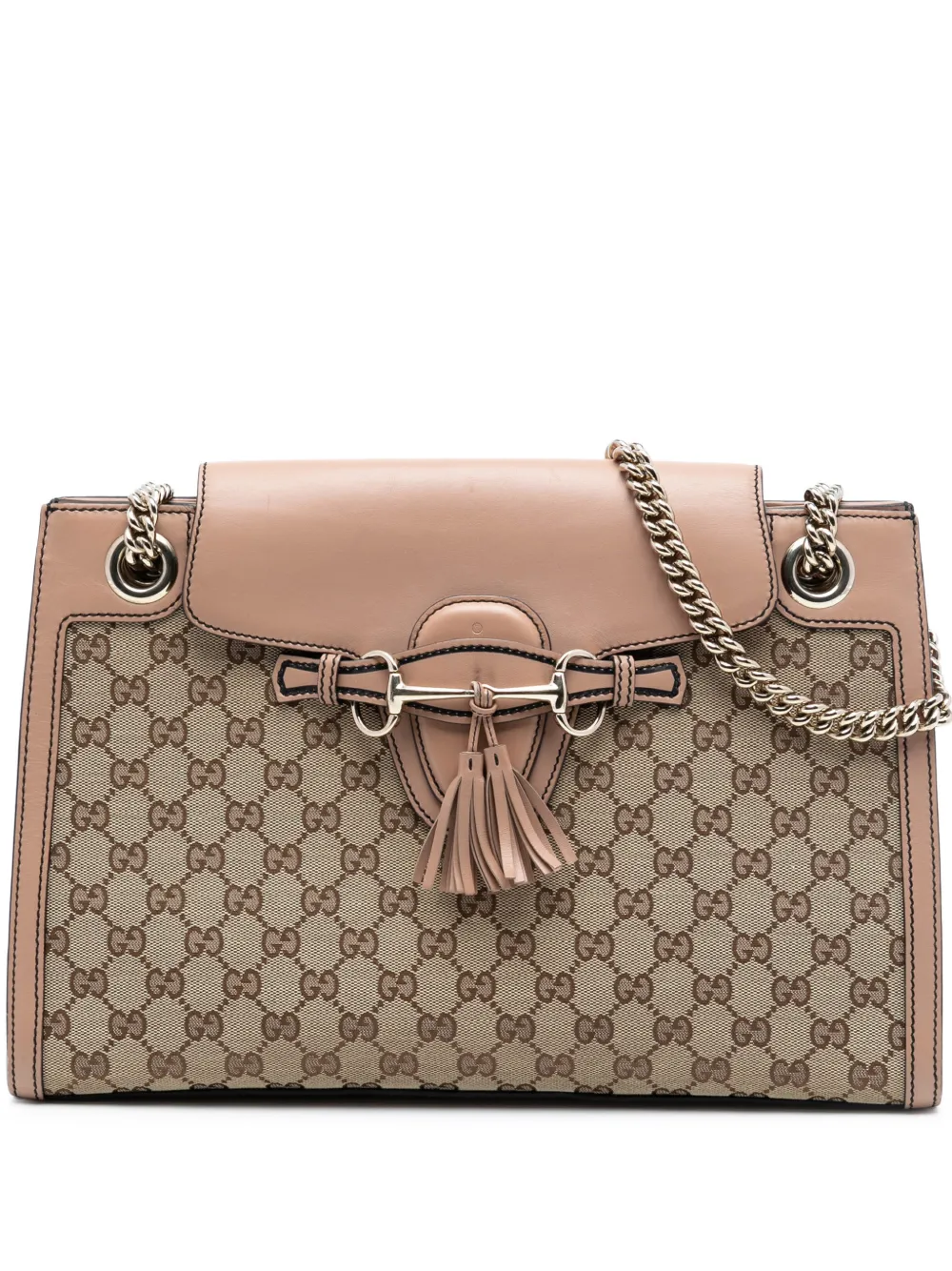Gucci Pre-Owned Borsa a spalla Emily grande in tela GG 2016-2025 - Marrone