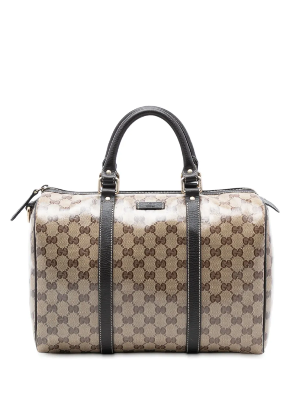 Gucci Pre-Owned Borsa a tracolla Crystal Joy Boston media con motivo GG 2016-2025 - Marrone