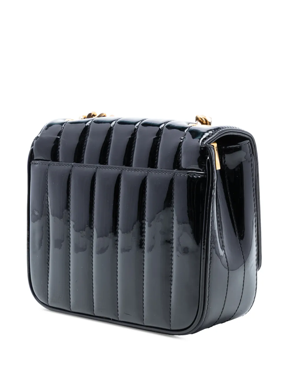 2018 Small Patent Monogram Vicky Chain Bag Crossbody Bag