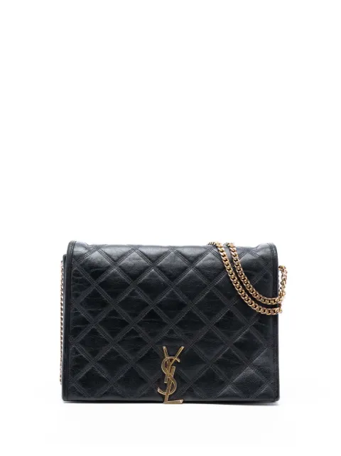 Saint Laurent Pre-Owned 2020 Small Quilted Lambskin Becky Chain shoulder bag