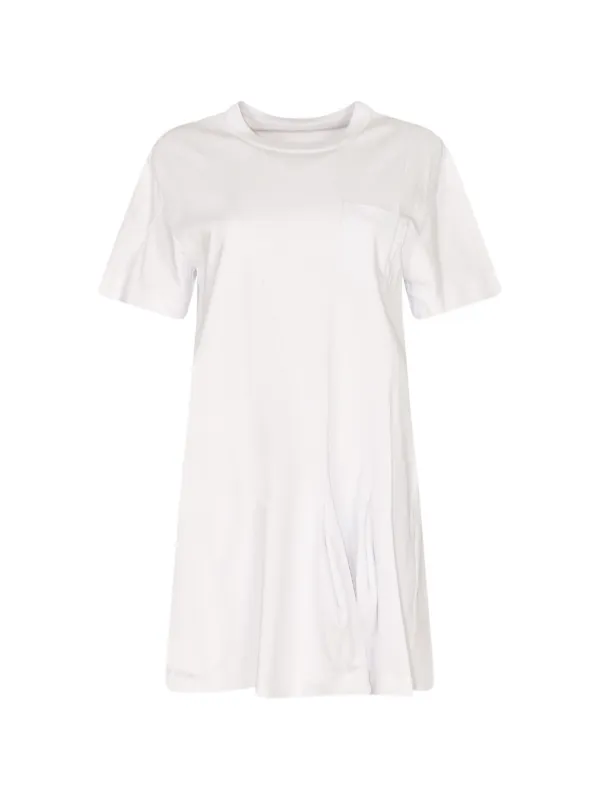 sacai shirt dress Poplin shirt dress in black - Sacai