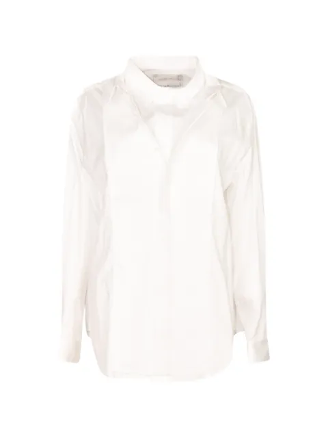 sacai layered shirt