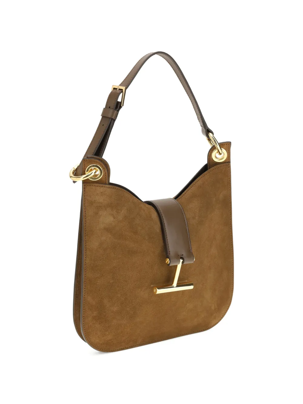  Tom Ford Bolso De Hombro Con Hebilla - Marrón 