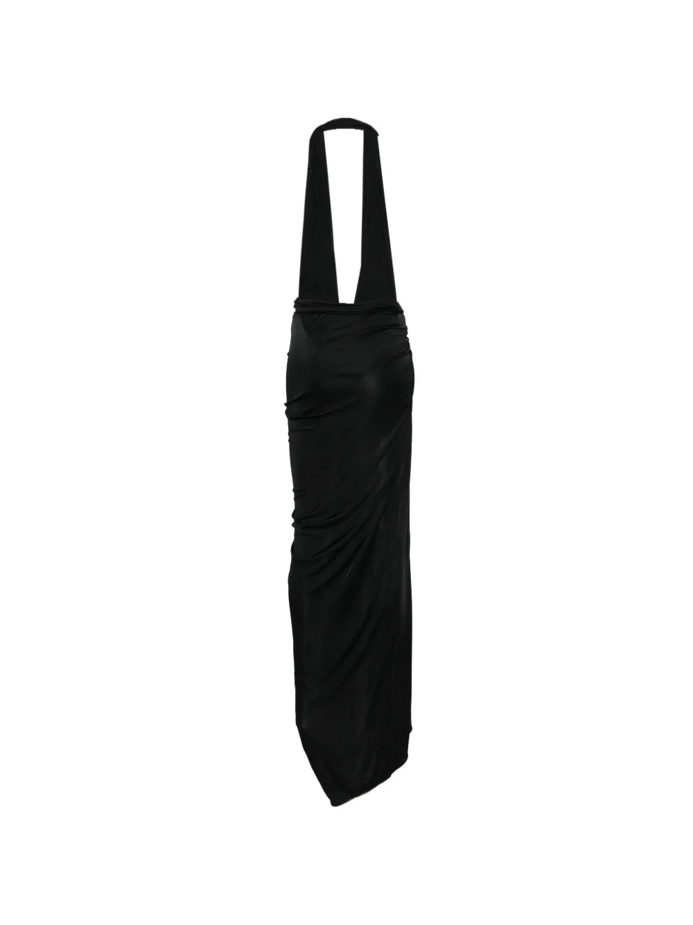  Atlein Vestido De Fiesta Drapeado - Negro 