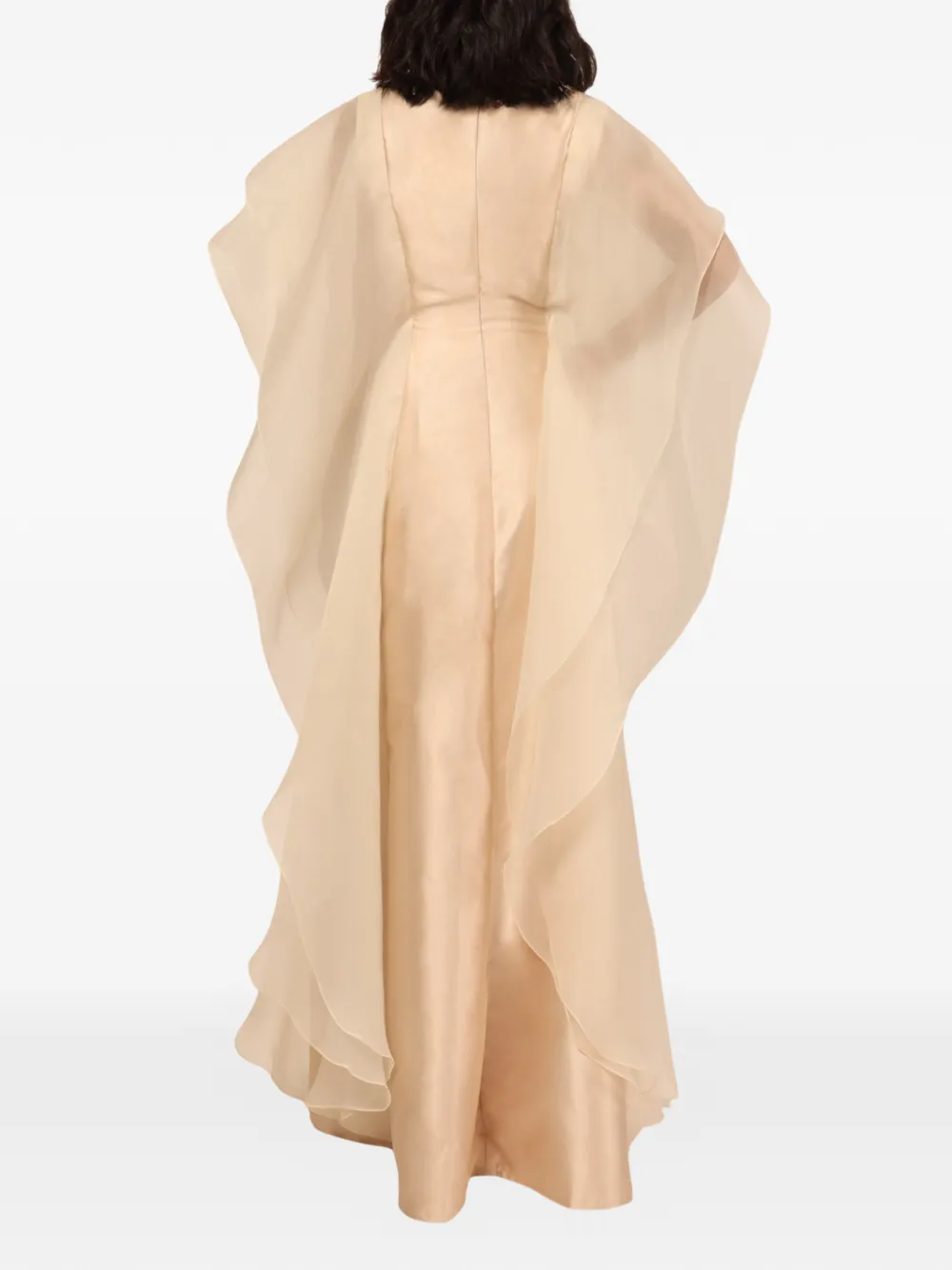  Baruni Almas Tie Maxi Dress - Neutrals 
