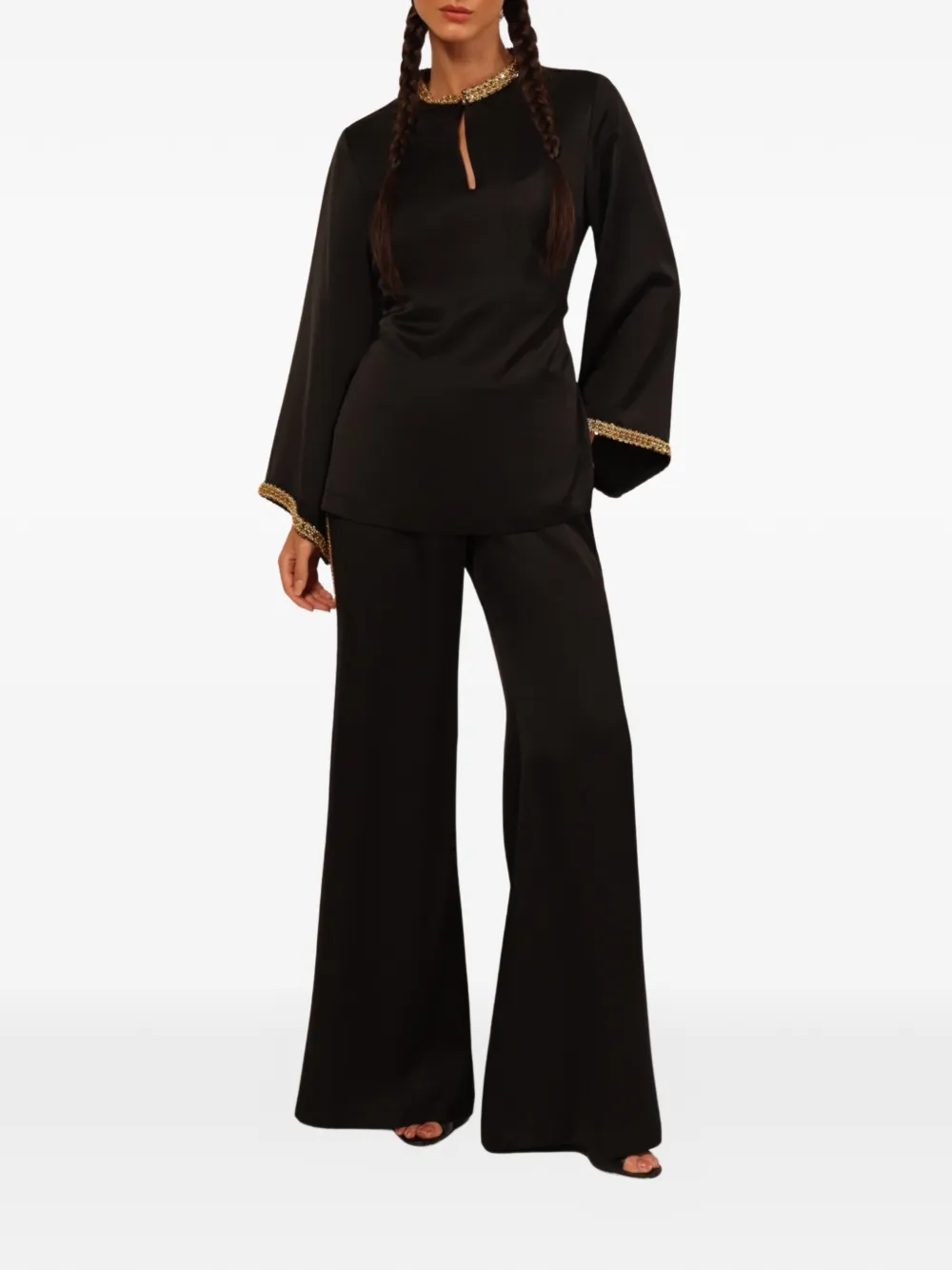 Samar Flared-Sleeve Jumpsuit