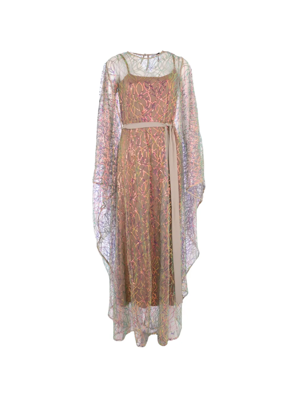 Baruni Habiba embellished maxi dress - Neutrals