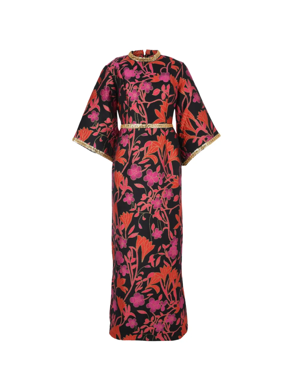 Baruni Mira floral maxi dress - Black