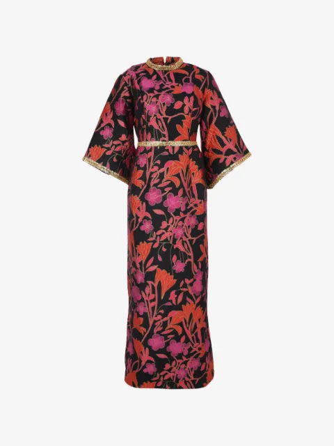 Baruni Vestido longo Mira floral