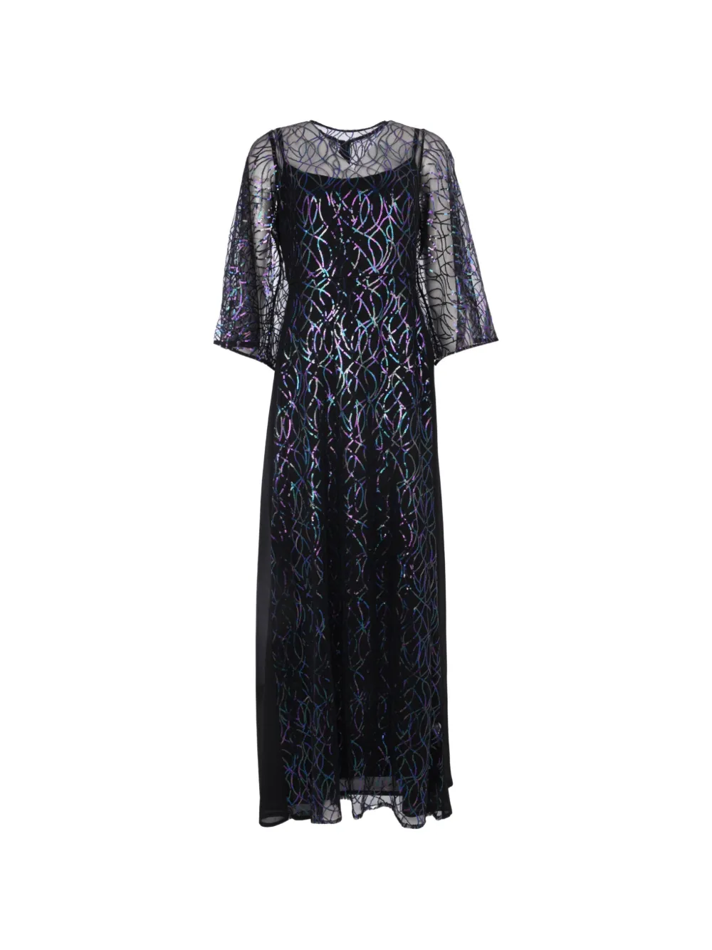 Baruni Ghaliya sequin maxi dress - Nero
