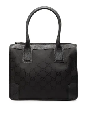 Gucci Pre-Owned 2000-2015 GG デニム トートバッグ | ブラック