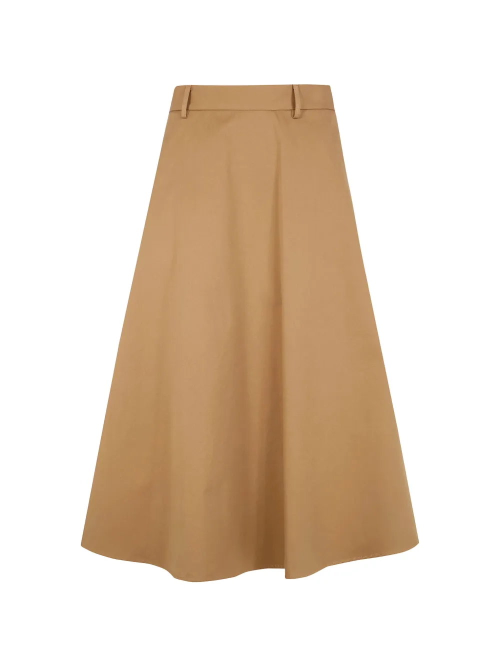 Semicouture A-line midi skirt - Toni neutri