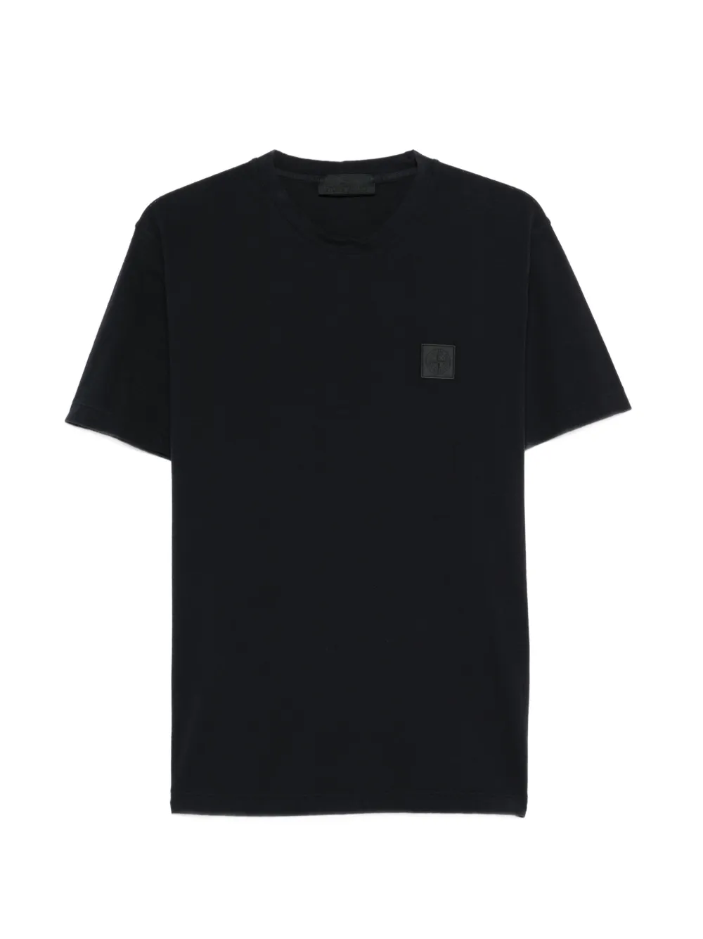 Stone Island logo- patch T-shirt - Blu