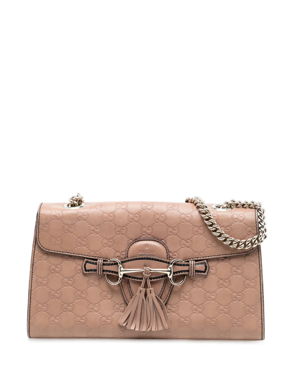 Gucci Pre-Owned 2016-2025 Medium Guccissima Emily shoulder bag - Marrone