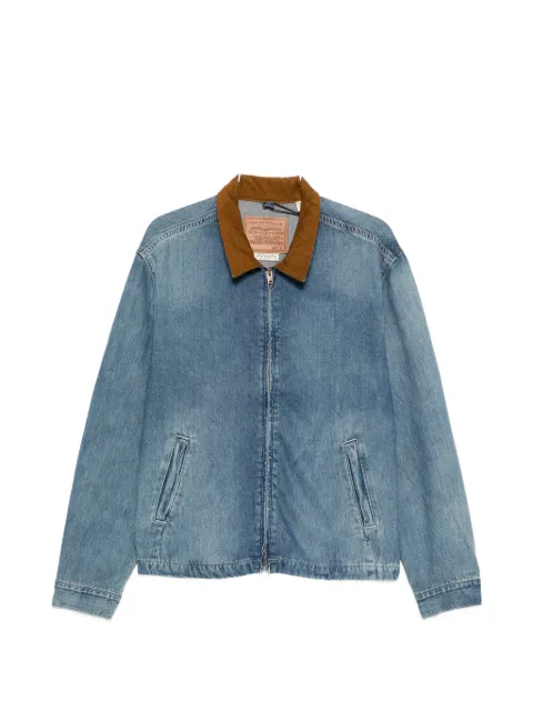 Levi's textured-collar zip-up jacket