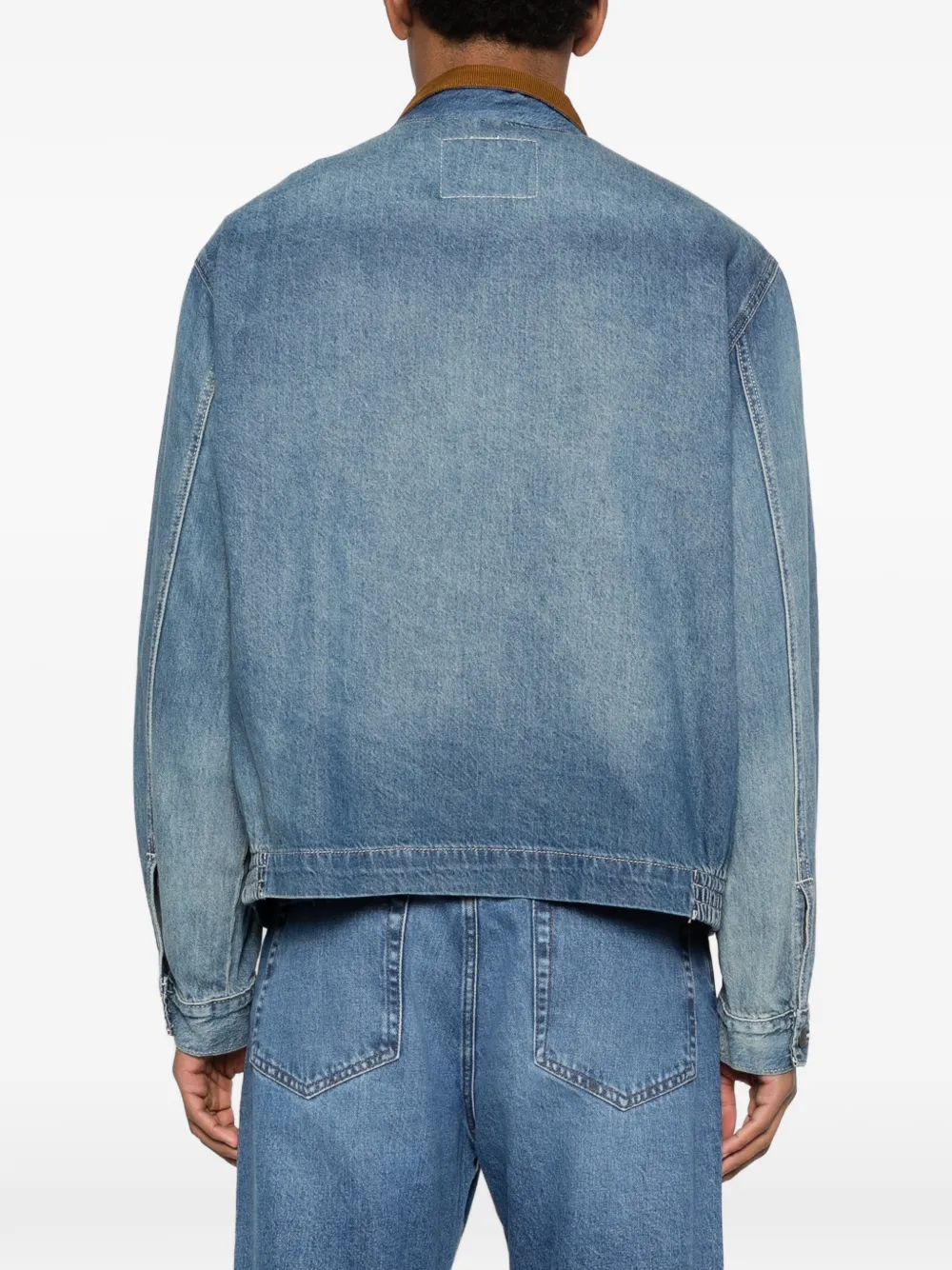 Levi's Castro denim jack met rubfluwelen kraag Blauw