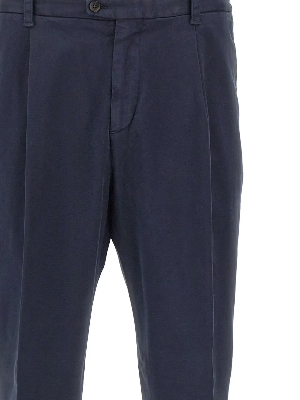DEVORE Broek met geplooide details Blauw