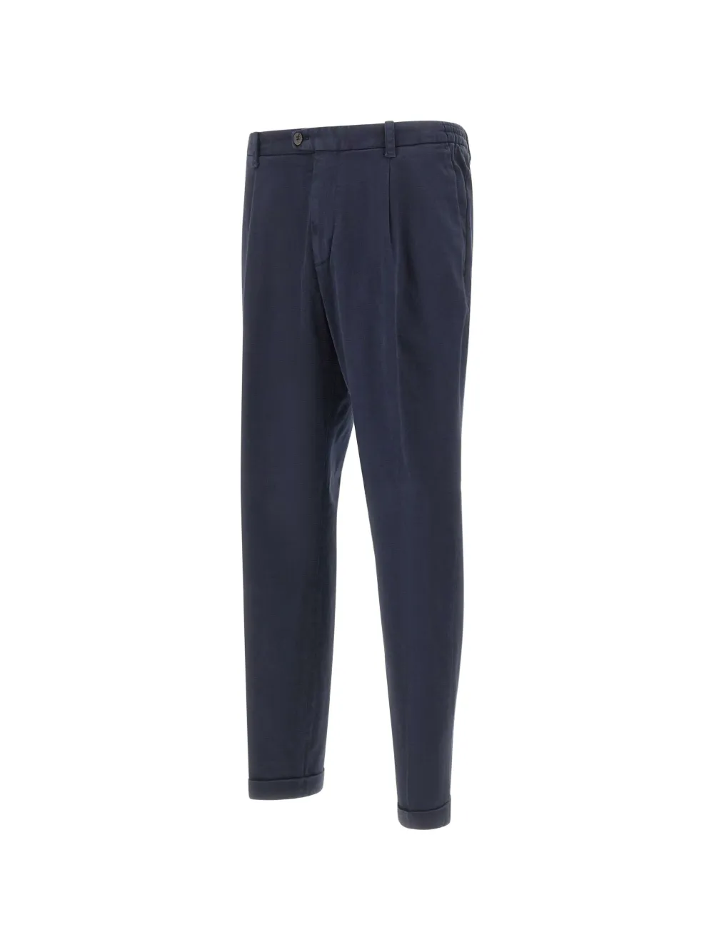  Devore Pleated-details Trousers - Blue 