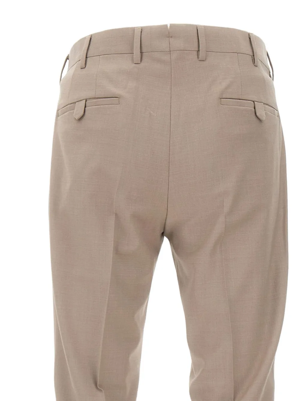 DEVORE Broek met geplooide details Beige