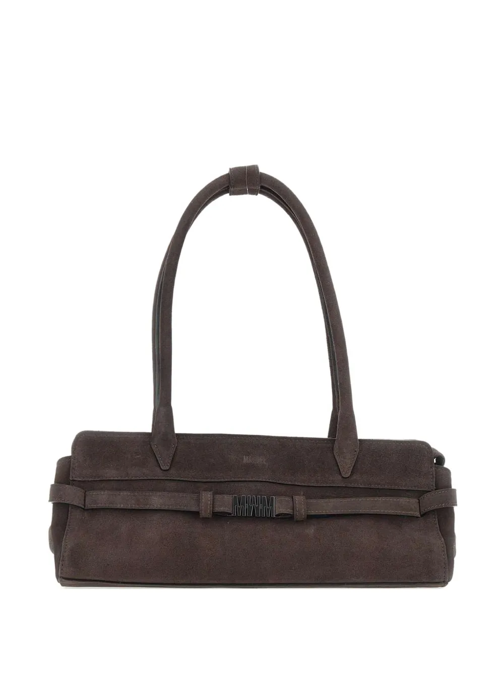 Mandelli Gina logo-embellishment shoulder bag - Marrone