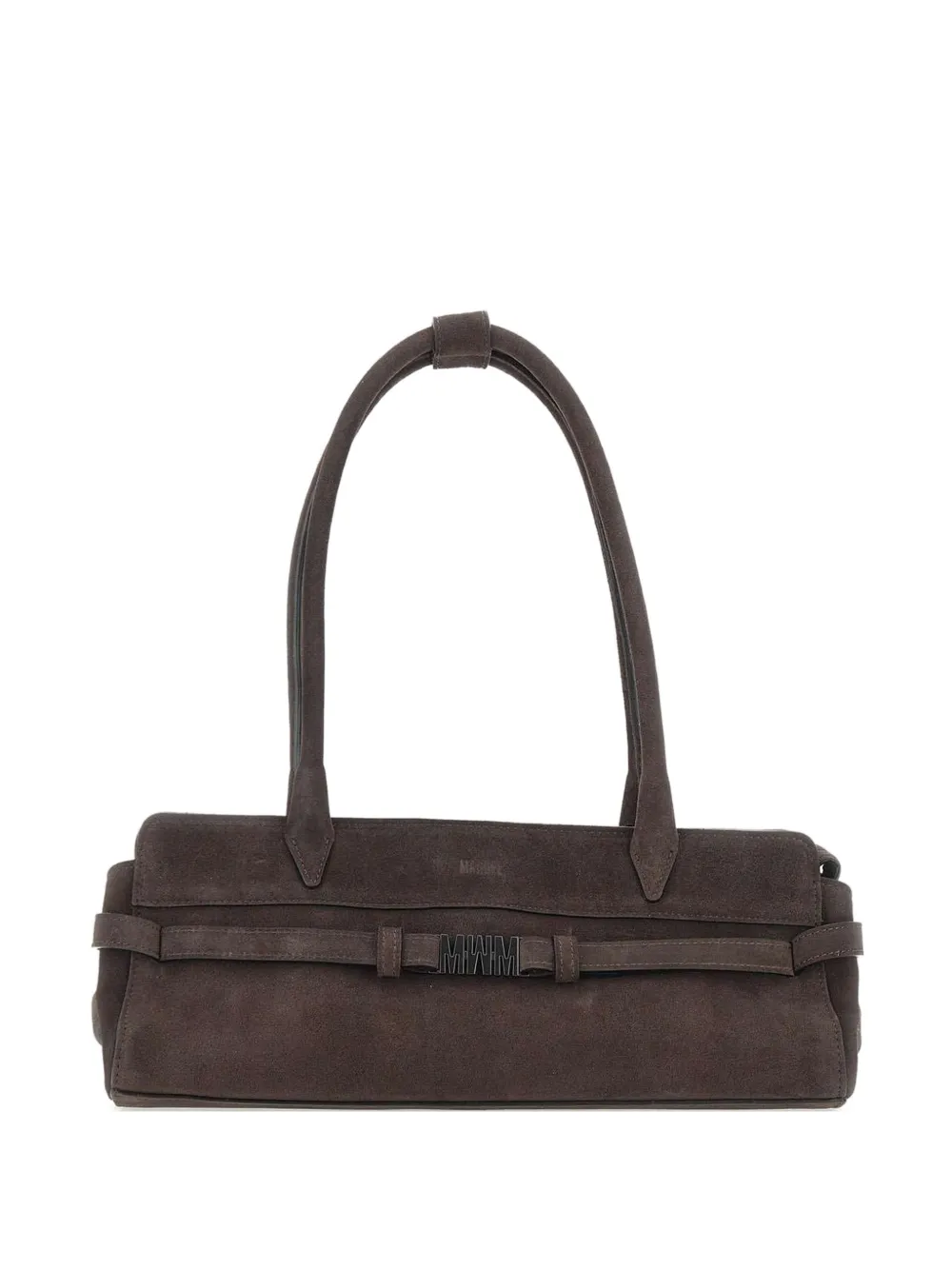 Mandelli Gina logo-embellishment shoulder bag - Marrone