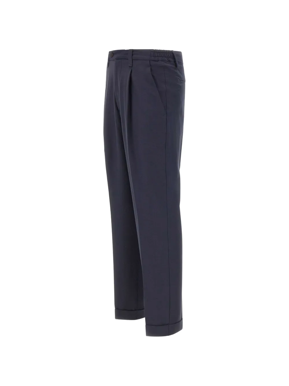  Devore Buttoned Trousers - Blue 