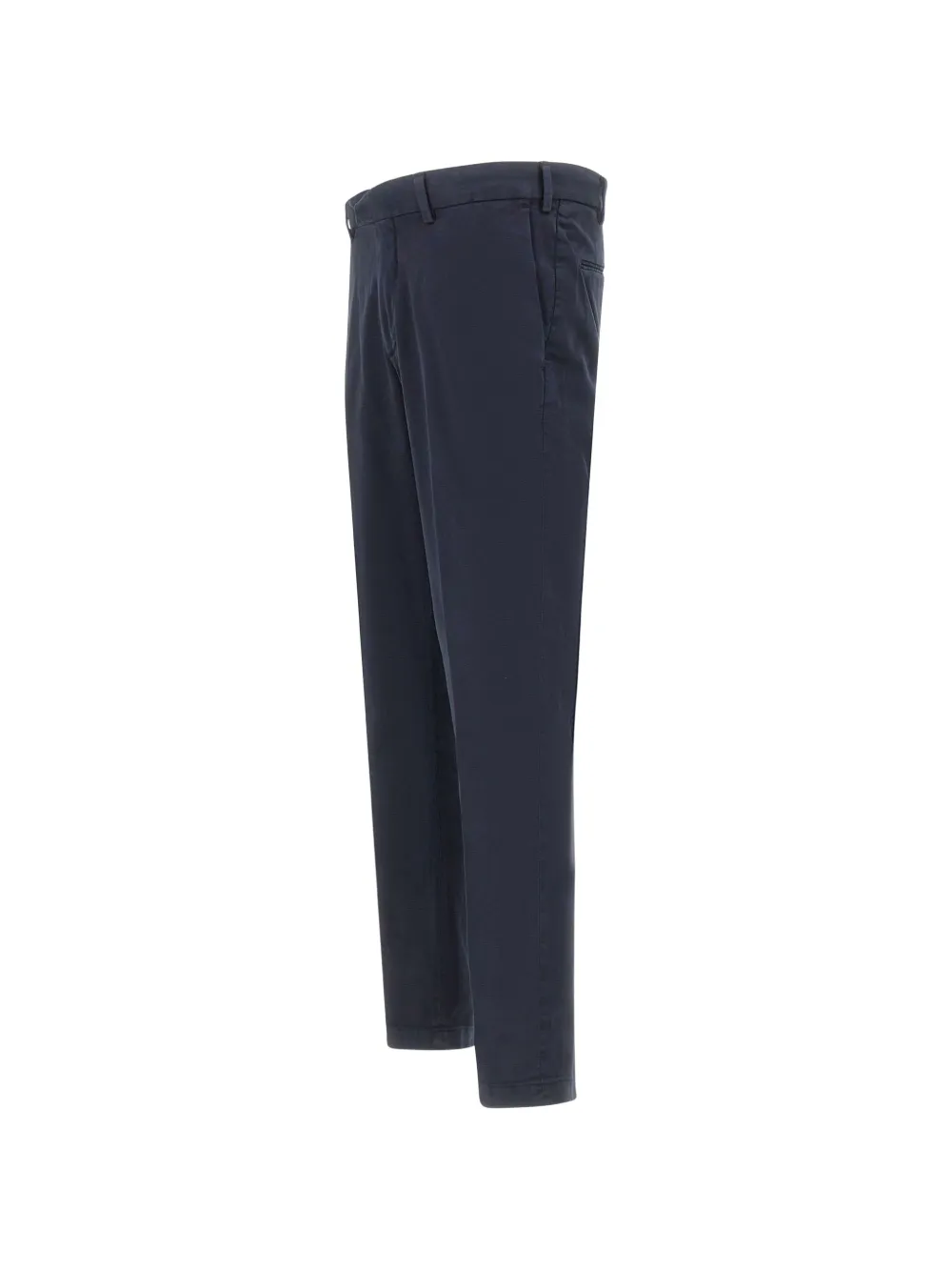  Devore Pantalones Con Bolsillos Con Ribete - Azul 
