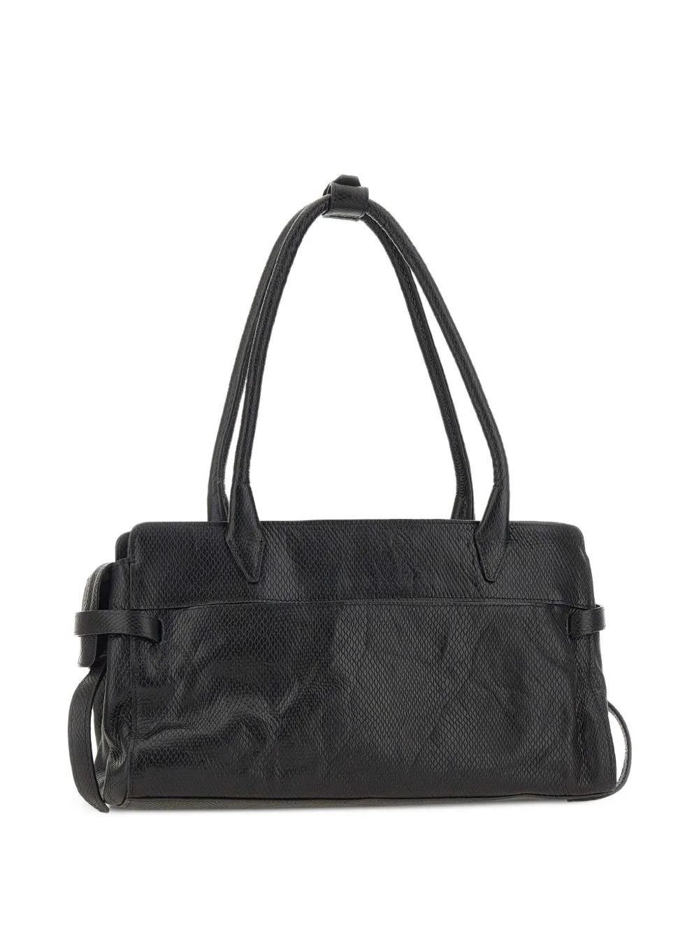  Mandelli Logo-embellishment Shoulder Bag - Black 