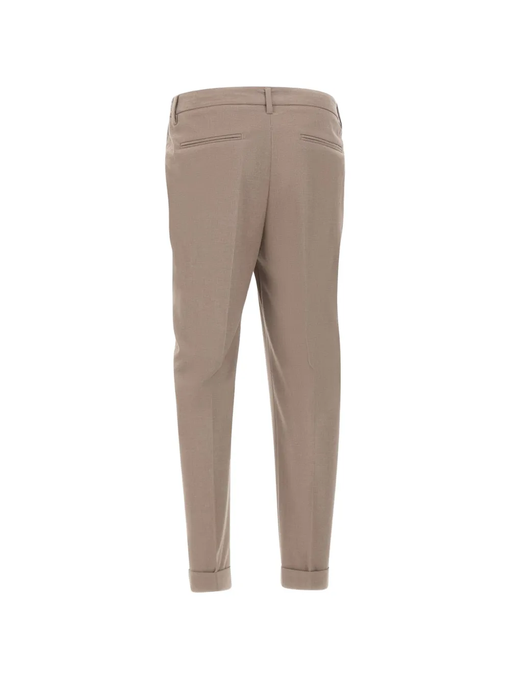  Devore Pantalones Con Detalle De Pliegues - Neutro 