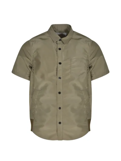 sacai buttoned short-sleeved shirt