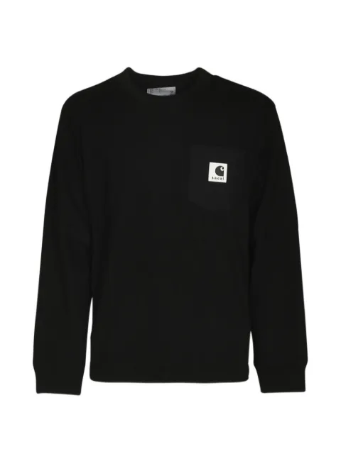 sacai patch-pocket T-shirt