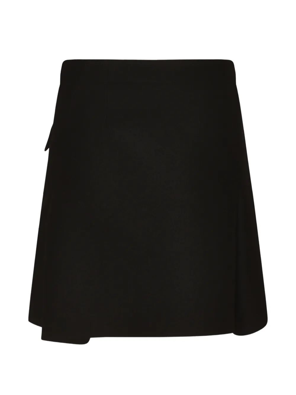 sacai Asymmetrische rok met vlakken Zwart
