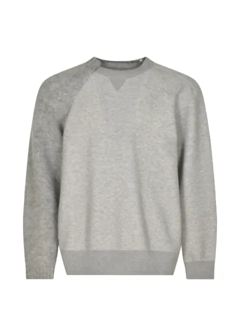 sacai colour-block sweater