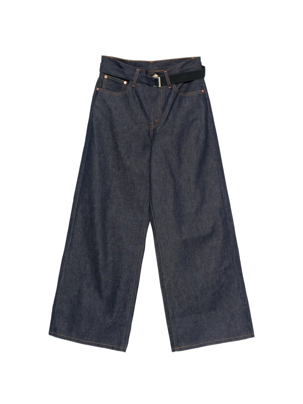 sacai Pantaloni con cintura - Blu