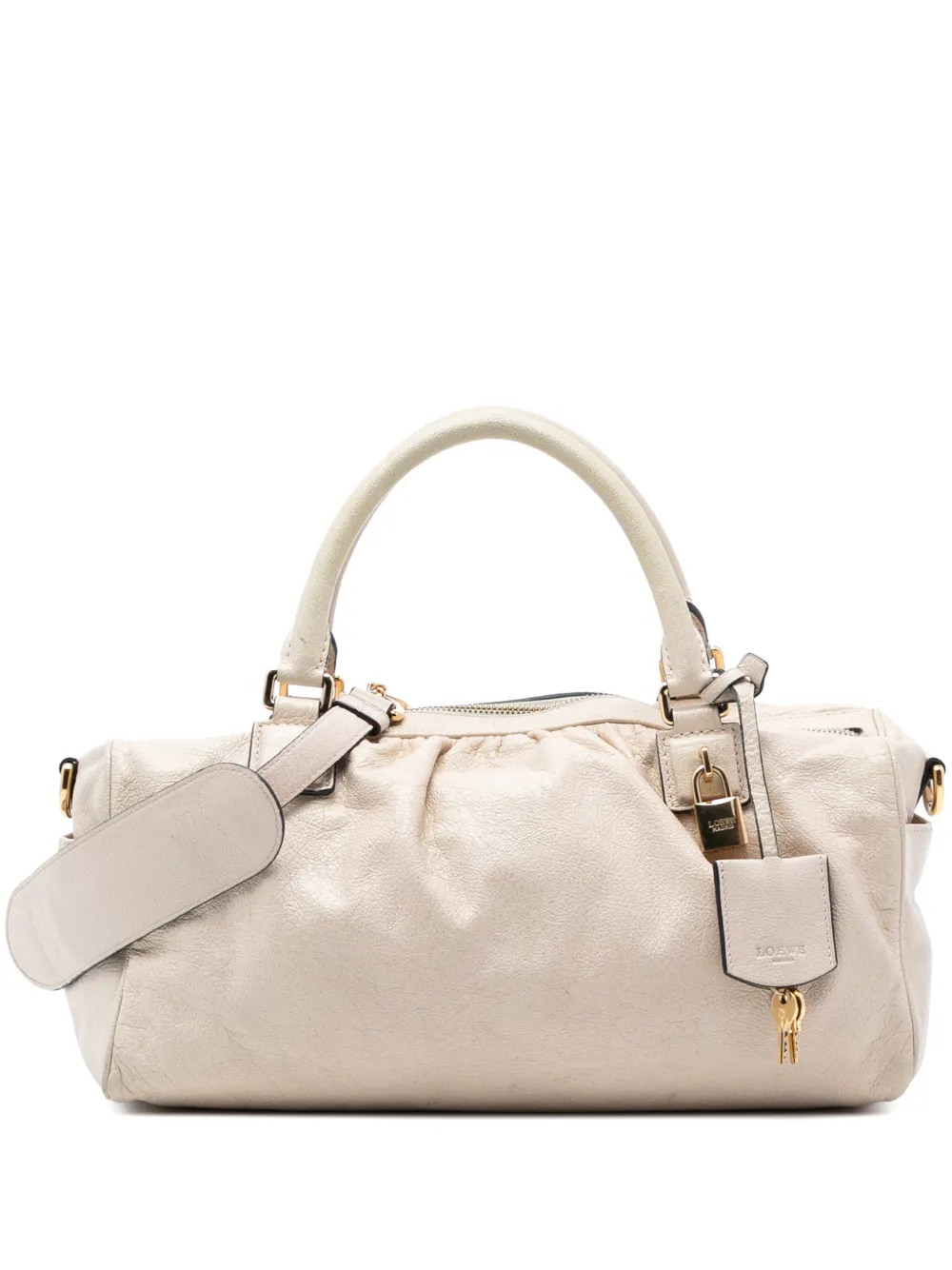 Loewe Pre-Owned 2009 Leather satchel - Marrone