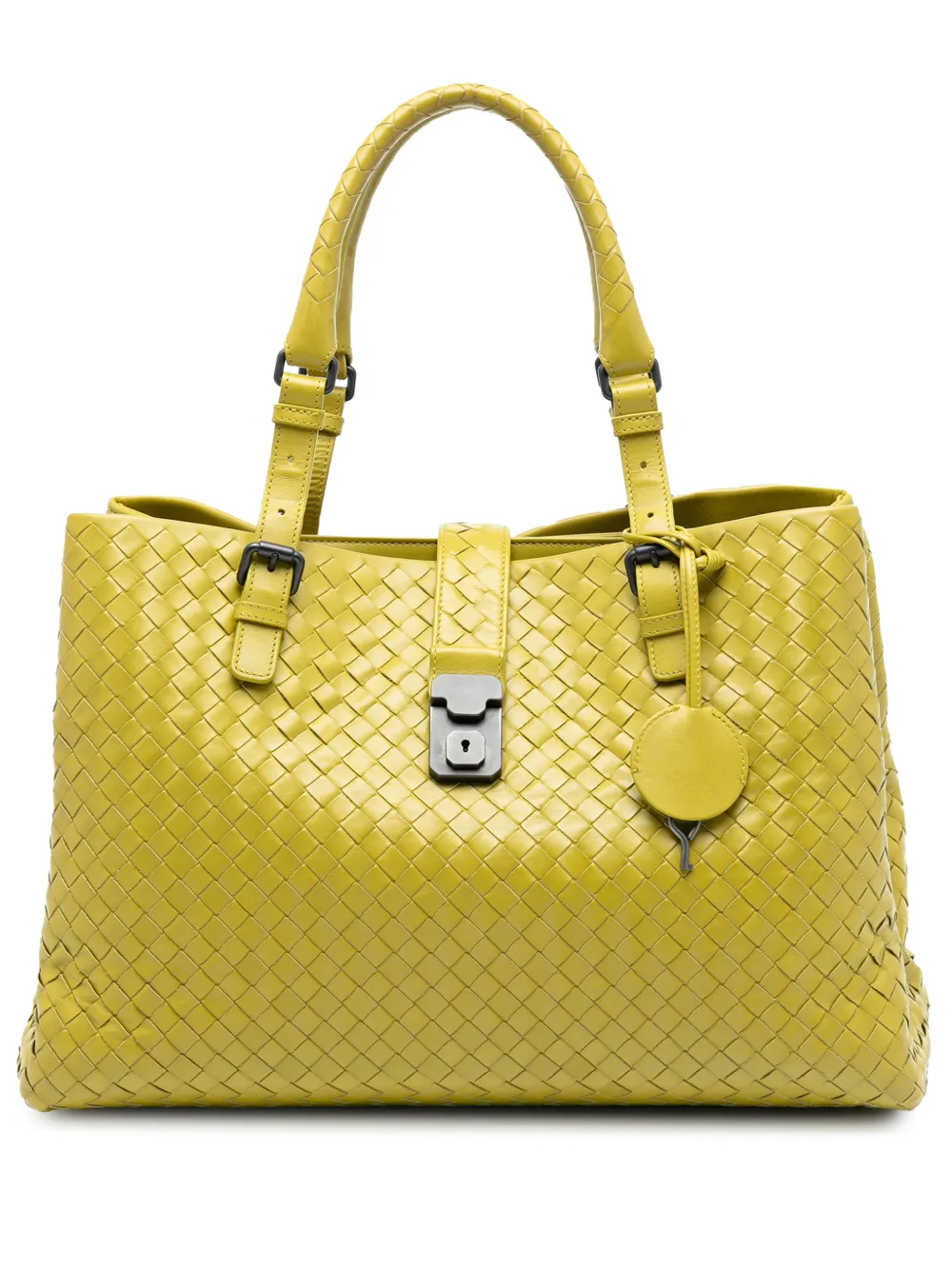 Bottega Veneta Pre-Owned 2012-2025 Medium Nappa Intrecciato Roma tote bag - Giallo