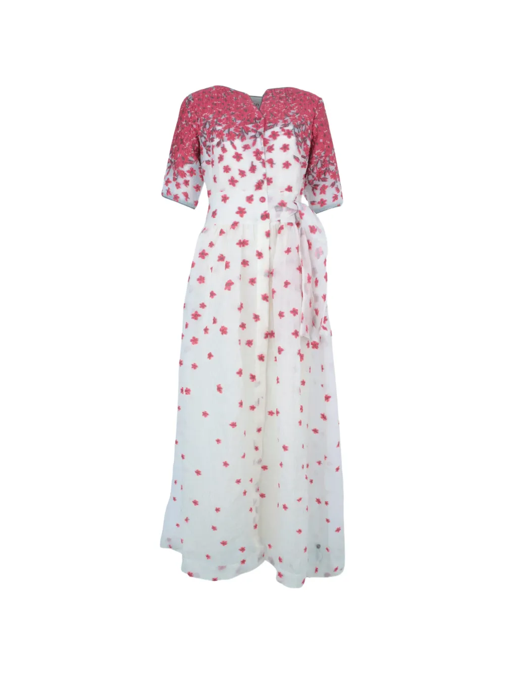 Baruni Lobelia floral tie maxi dress