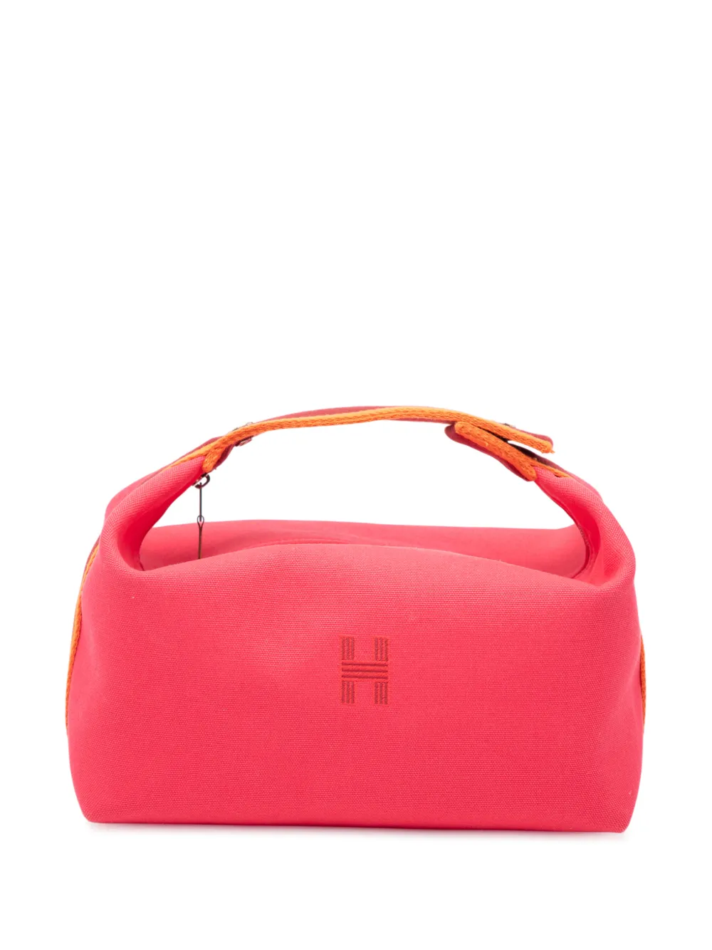 Hermès Pre-Owned 2020-2025 Large Toile Bride A Brac Case vanity bag - Rosa