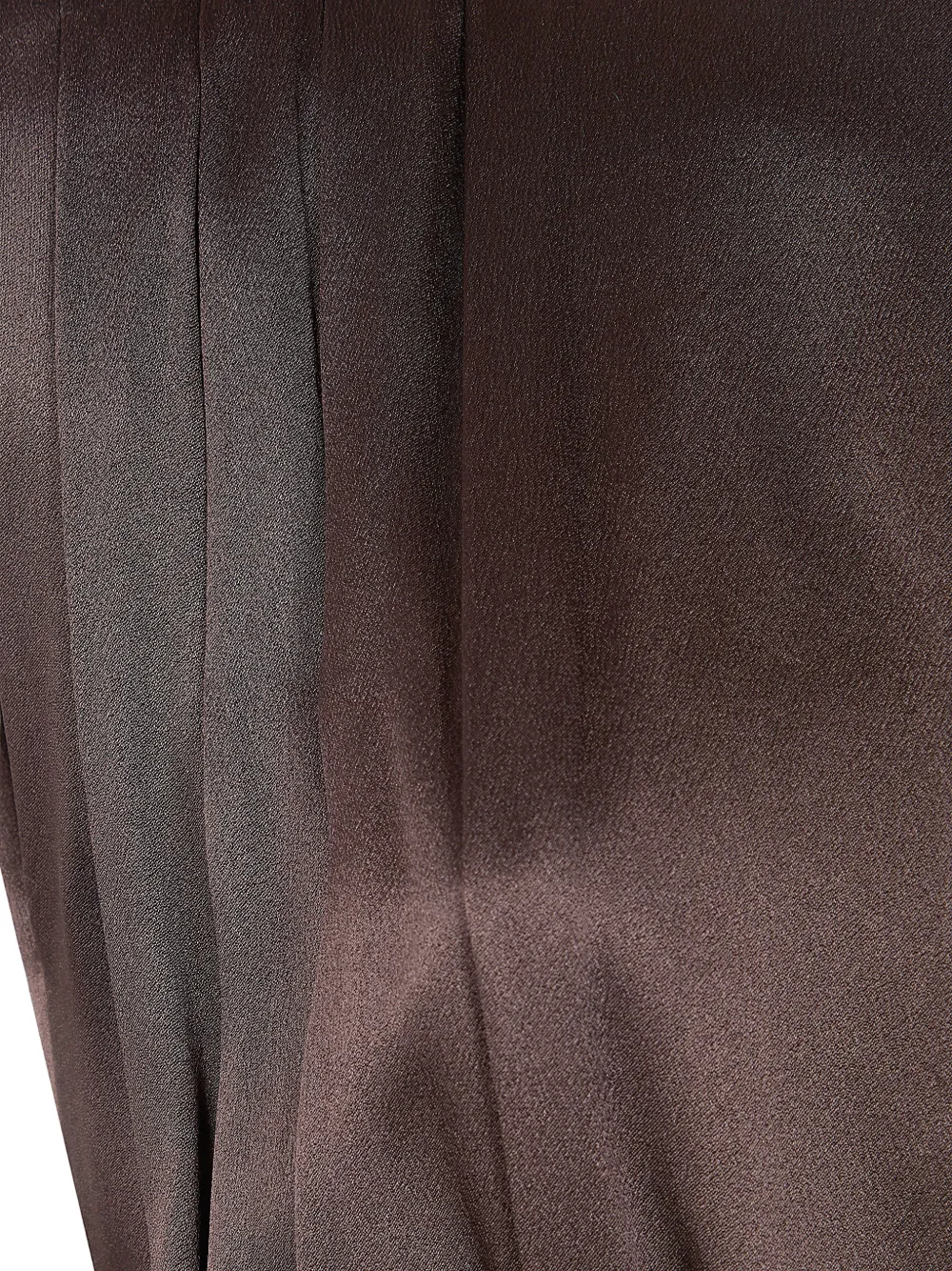 Semicouture Casilda geplooide maxi-jurk Bruin