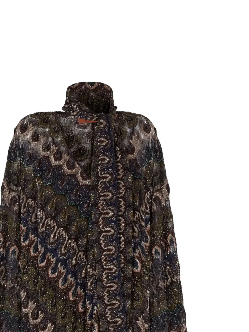 Missoni Jurk met lange mouwen Bruin