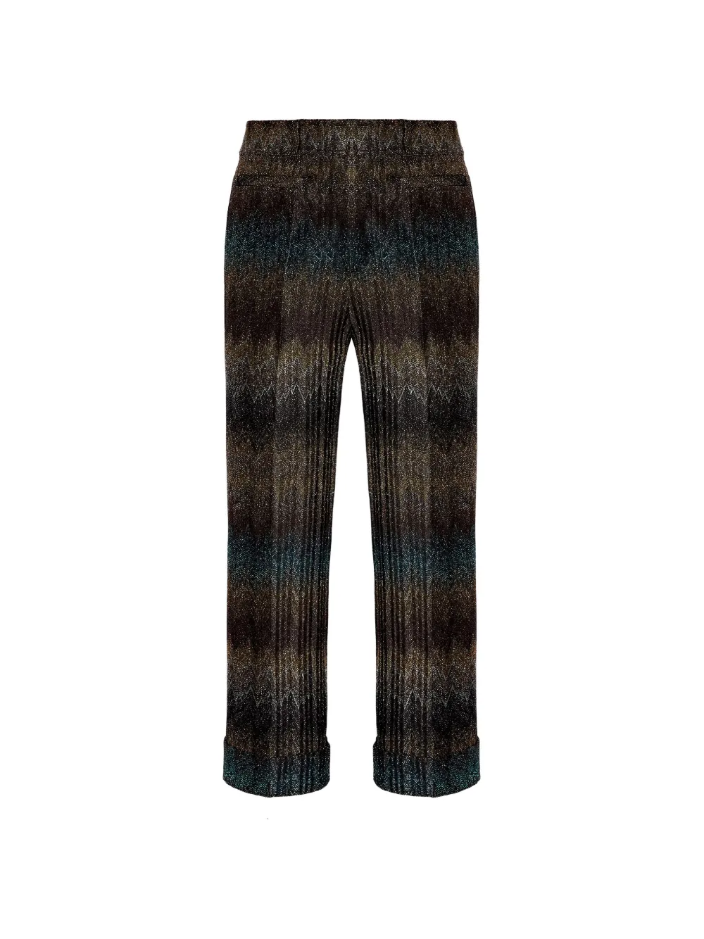 Missoni zigzag flared trousers - Marrone
