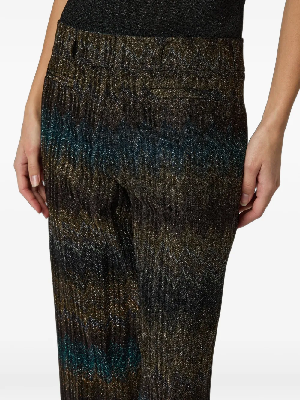 Missoni Flared broek Bruin