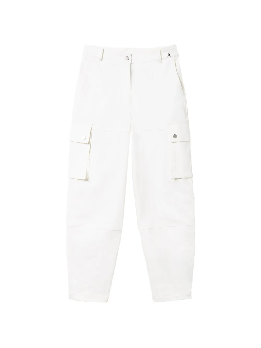 TWINSET oraganic cotton cargo trousers - Bianco